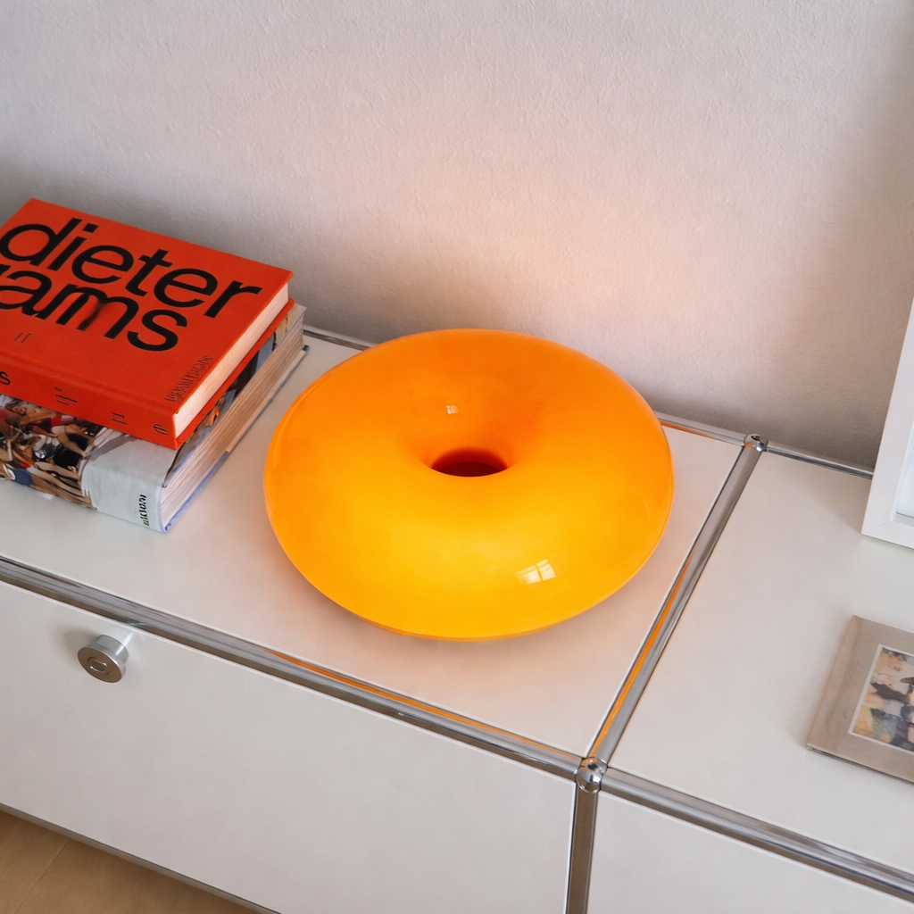 Enso Lamp — Sculptural Donut Light of Calm Radiance