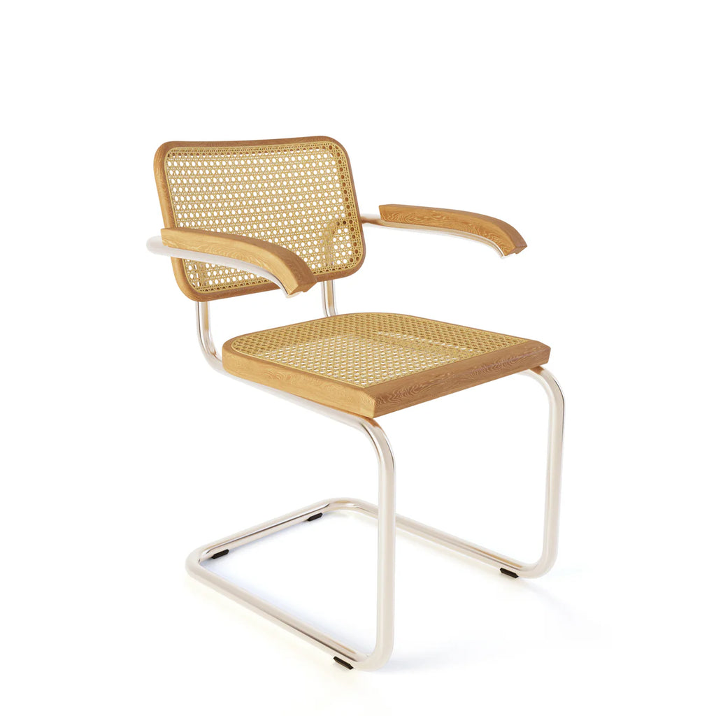 Pure Cane — The Chrome Frame Dining Chair