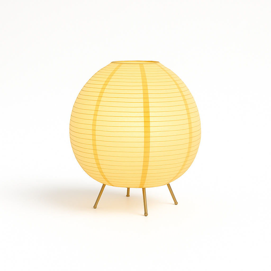 Takumi 1A Table/ Floor Lamp — Handcrafted Rice Paper & Tripod Frame