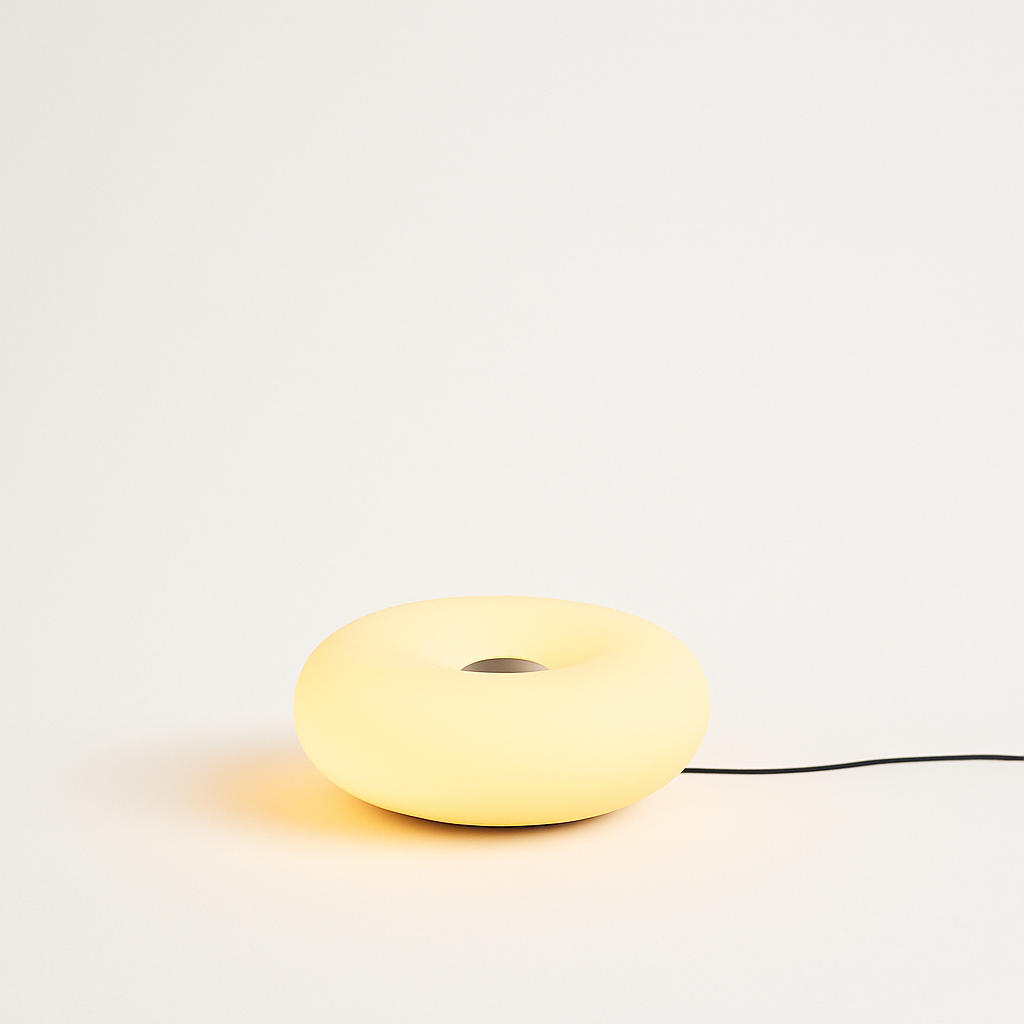 Enso Lamp — Sculptural Donut Light of Calm Radiance