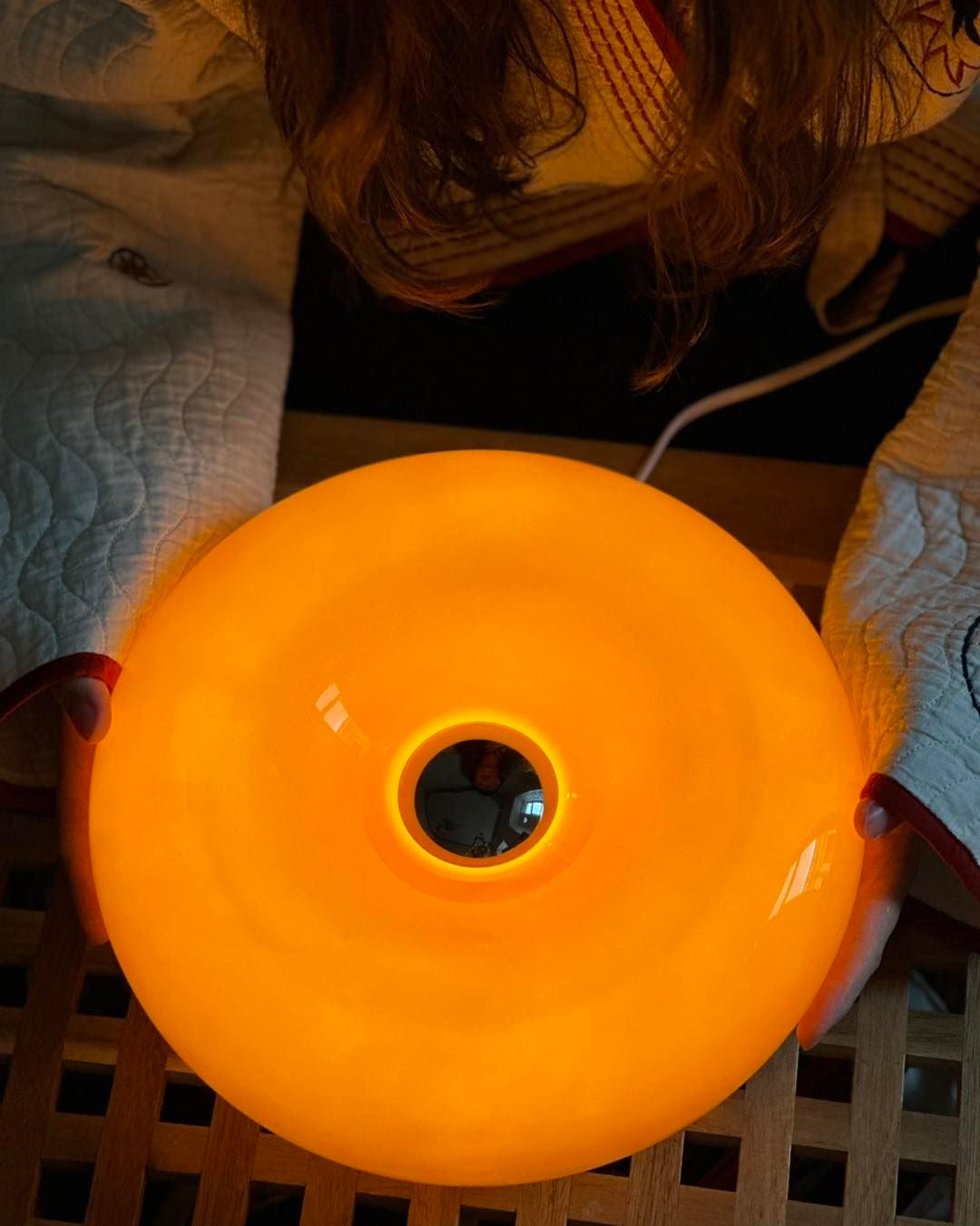 Enso Lamp — Sculptural Donut Light of Calm Radiance