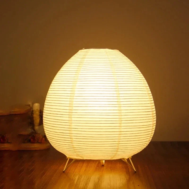 Japanese Lantern Led Table Lamp Living Room Bedroom Bedside Rice Paper Lights Study Homestay Art Creative Decor Table Lights